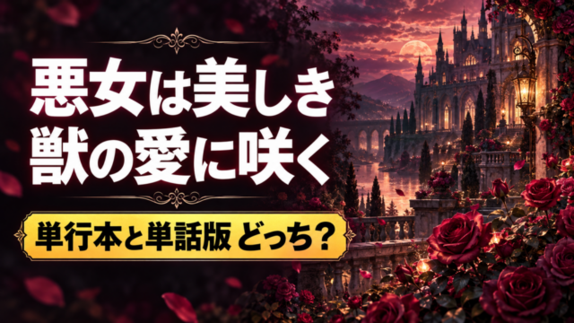 城と薔薇を描いた単行本・単話版選びのイメージイラスト