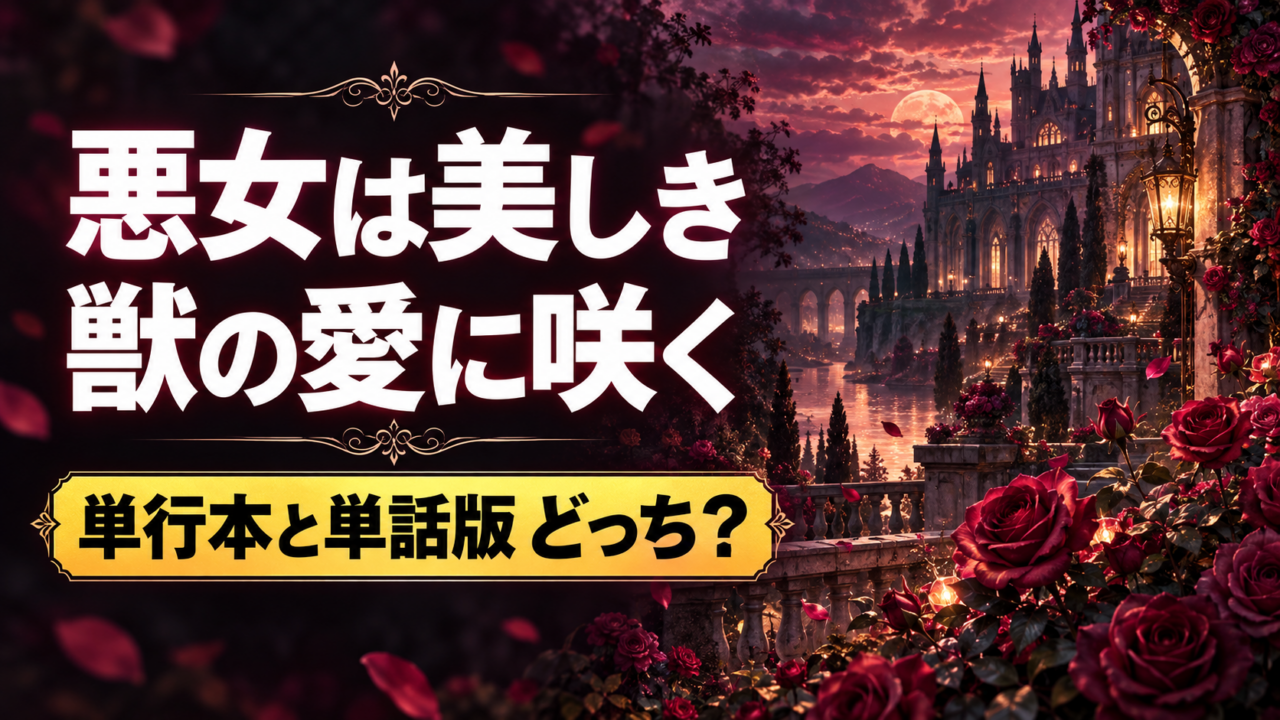 城と薔薇を描いた単行本・単話版選びのイメージイラスト
